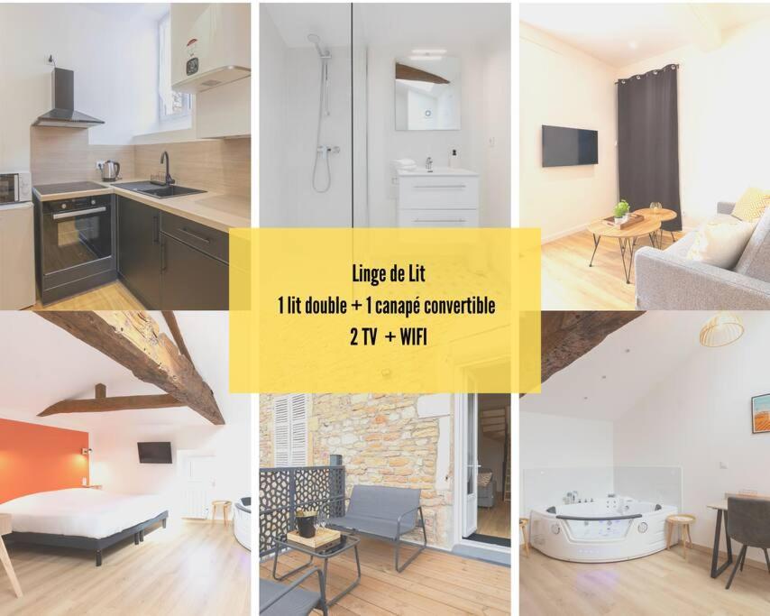 Cabana & L'Escapade Sud Maconnaise - Terrasse & Parking公寓 外观 照片