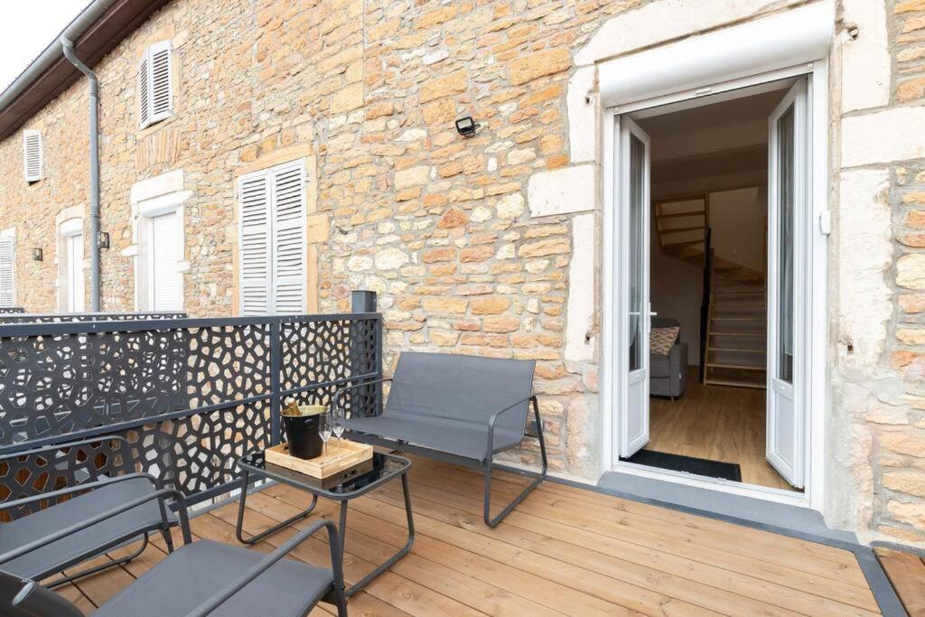 Cabana & L'Escapade Sud Maconnaise - Terrasse & Parking公寓 外观 照片